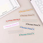 Passenger Princess Star Mirror Decal | Personalized Car Rearview Mirror Sticker detail view