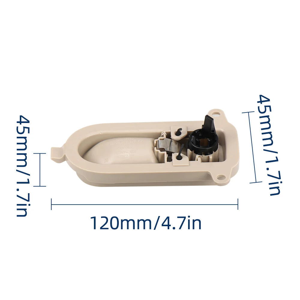Car Glove Box Handle Cover Lid Toolbox Glove Boxes Cover Switch 2056800098 For Merc additional angle