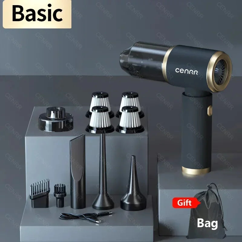 CENRR 210000PA Mini Car Vacuum Cleaner | Wireless Handheld Blower for Car & Home alternate view