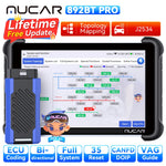 MUCAR 892BT PRO Topology AI Key Programmer Automotive Diagnostic Tool J2534 Bidirectional Car Obd2 Scanner ECU Coding CANFD DOIP