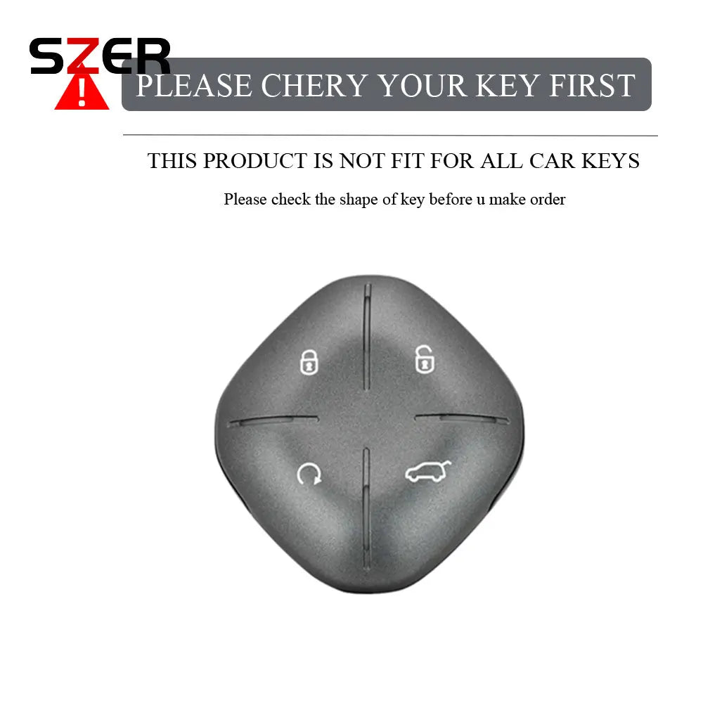 Fashion TPU Full Cover Car Remote Key Cover Shell Protective Case for Chery Jetour DA alternate view