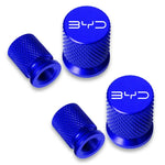 Car Tire Valve Stem Caps with Logo for BYD ATTO 3 Song Plus | 4 Pack CNC Aluminum alternate view