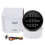 3 In 1 Digital 52mm Gauge with Alarm | Water Temperature, Oil Pressure, and Voltage M alternate view
