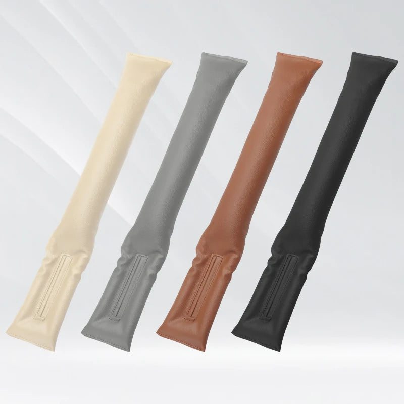 2Pcs Leather Car Seat Gap Filler Side Seam Plug Strip