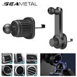 SEAMETAL Car Phone Holder Bracket Accessories Interior Air Outlet Vent Base Gadget Universal Auto Ce