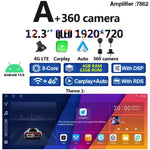 Wireless CarPlay 8G+256G 12.3 Inch Android 14.0 Car DVD Player GPS for Porsche Maca additional angle