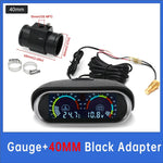 2 in 1 LCD Digital Display Voltmeter and Water Temp Gauge | Universal Car Truck Gauge wi detail view