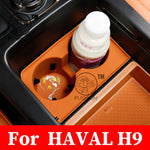Car Water Cup Holder Silicone Pad for Haval H9 2025 | Interior Accessories