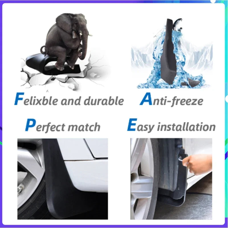 4 PCS Car Mud Flaps for Opel Vauxhall Astra J Buick Verano 2010~2016 Mudguard Splash lifestyle view