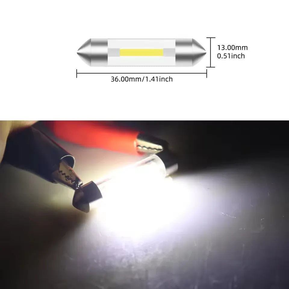 12V LED Trunk Light Lamp 31mm 36mm 39mm 41mm alternate view
