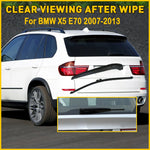 Rear Wiper Blade and Arm for BMW X5 E70 2007-2013 | Back Windshield Wiper Replacement