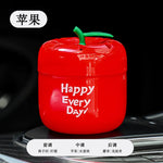 Apple Car Fragrance Decoration Car Air Freshener Fruit Flavor Solid Fragrance Decoration