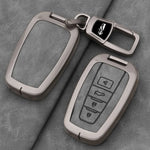 Leather Remote Key Chain Ring Case Cover Shell Protect For Toyota CHR Camry Corolla R alternate view