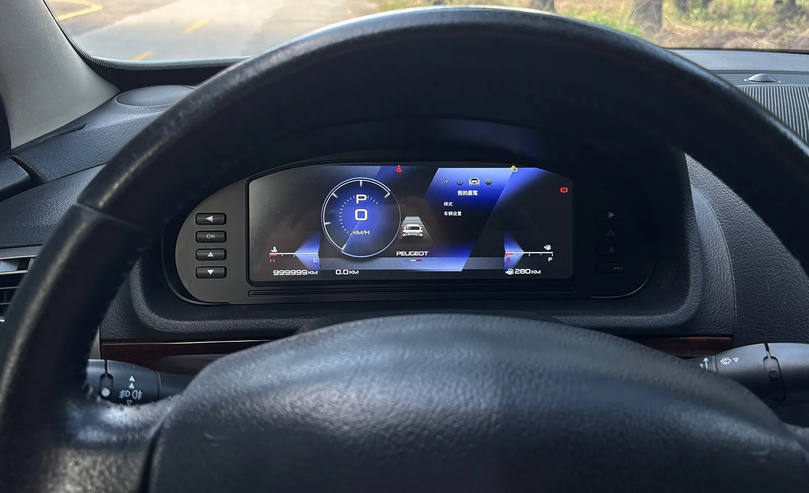 Cluster For Peugeot 407 407SW 2004-2010 | 10.3 Inch Linux Digital Dashboard LCD Displ lifestyle view