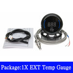 52mm Car Gauge Set | Digital Turbo Boost Water Temp Oil Pressure Voltmeter detail view