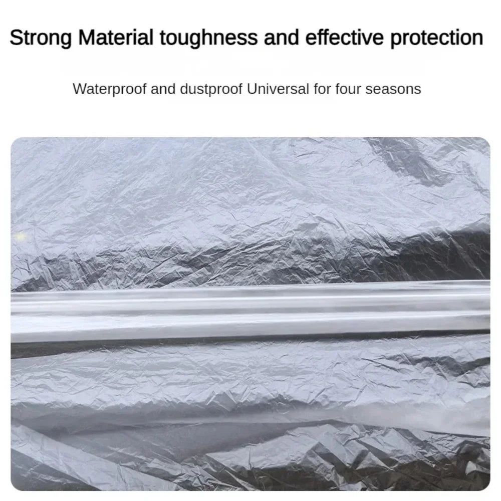 Disposable Transparent Car Cover Universal Dustproof Scratch Free Auto Protector For Indoor Use Vehicle Exterior Protection