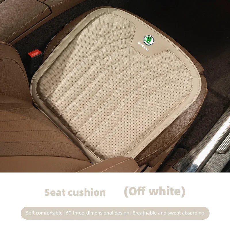 Car Seat Cushion Cover Lumbar Support Waist Cushioning For Skoda Octavia Rapid Kodiaq lifestyle view