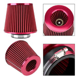 76MM 3 Inch High Flow Cold Air Intake Filter | Universal Induction Kit for Vehicles alternate view