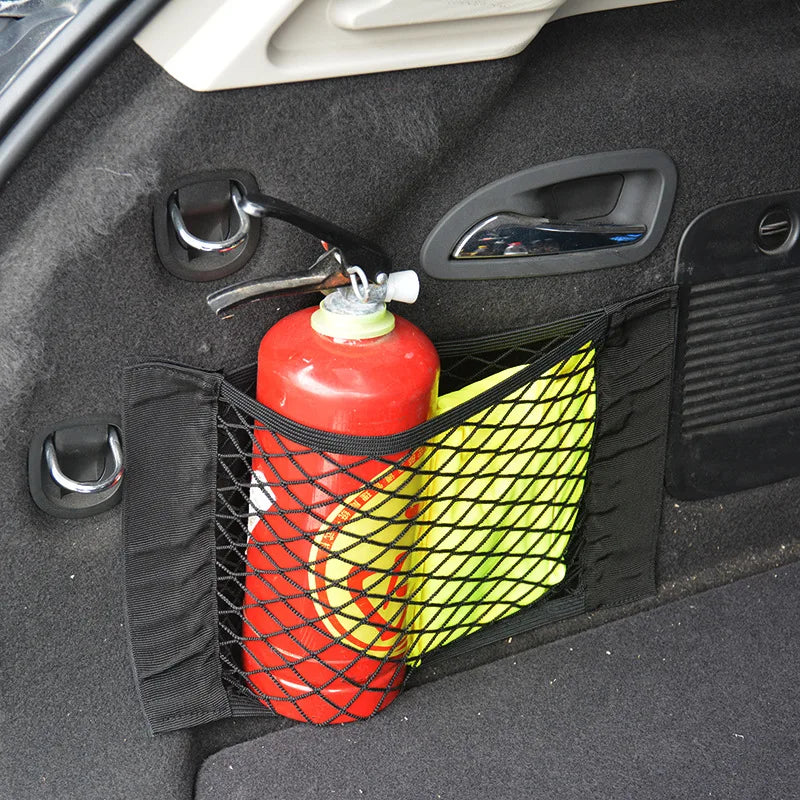 Car Seat Back Organizer Trunk Mesh Storage Bag