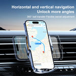 Wireless Car Charger Mount with Auto Quick Release | Vent Installation Phone Holder detail view