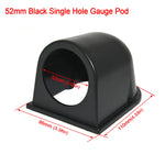 52mm 8-in-1 Car Gauge Set | Water Temp Oil Temp Oil Pressure Voltmeter Vacuum Tachomet close-up view