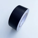 Carbon Fiber Vinyl Wrap Roll | Glossy and Matte Black Car Sticker Film close-up view