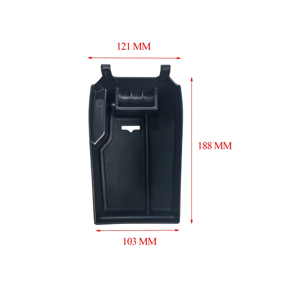 ABS Car Armrest Storage Box Cover Center Console Tray For Mercedes Benz C Class W204 C180 C200 C260 C300 2008-2014