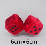 Dice Design Car Hanging Ornament Retro Car Mirror Hanging Accessories for Car Decoration