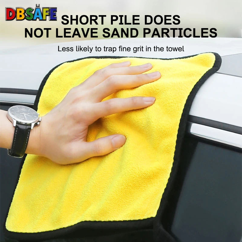 High-end Microfiber Towel Car Wash Towel Detailing Cleaning Cloth Car Wash Drying Tow lifestyle view