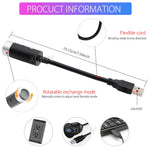 USB Star Night Light Projector | Auto Rotating Atmosphere Lamp for Car, Bedroom & Part close-up view