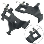 Auto Parts Armrest Latch Clip A1666804103 Black Car Accessories Eco-friendly Kit Left+Right Pair Plastic Durable