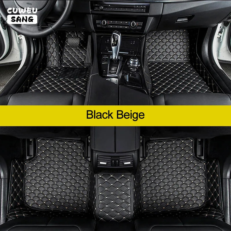 CUWEUSANG Custom Car Floor Mats For Hyundai Matrix Lavita 2000-2010 Auto Carpets Foot Coche Accessorie