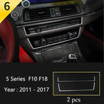 Car Interior Front Reading Lampshade, Lamp Decoration Frame For BMW 5 Series F10 F11 F close-up view