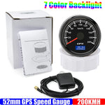 GPS Speedometer Gauge 52mm | 7 Color Backlight GPS Meter for Car Marine Boat 12V 24V alternate view