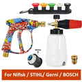 Snow Foam Cannon Kit for Karcher K2 | High Pressure Washer Gun with 1/4" Quick Connect close-up view