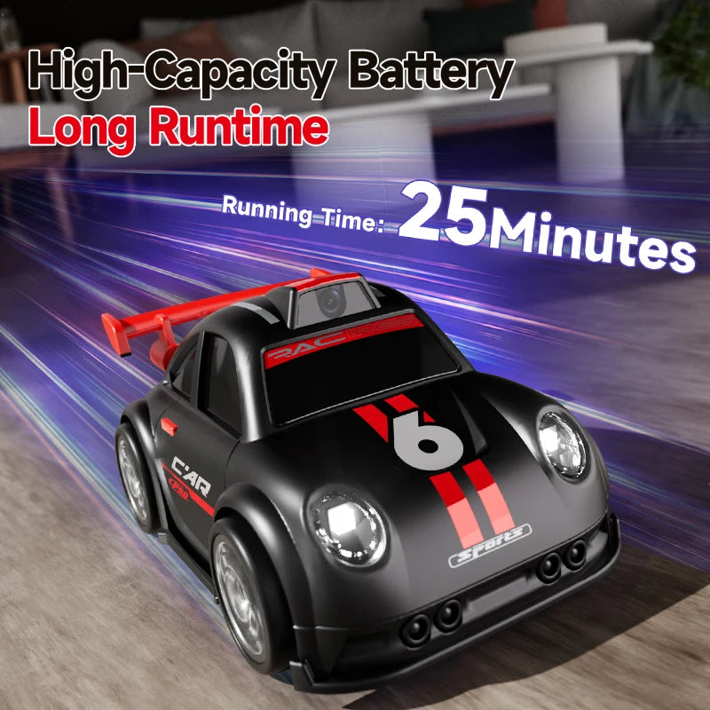 2026 New C6 RC Drift Car with Dual Mode Lights Sound Camera Screen Control Car Smar additional angle