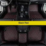 CUWEUSANG Custom Car Floor Mats For Mitsubishi Pajero Sport Auto Carpets Foot Coche Accessorie