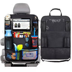 Car Backseat Organizer with Touch Screen Tablet Holder Auto Storage Pockets Cover C additional angle