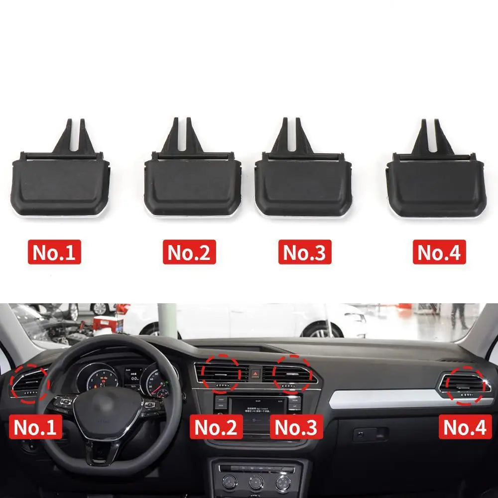 Quick Installation Car Interior Front Air Conditioning AC Vent Grille Outlet Tab Clip Repair Kit For VW Volkswagen Tiguan
