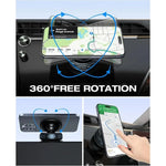 Suction Cup Magnetic Car Phone Holder, 360° Rotation close-up view