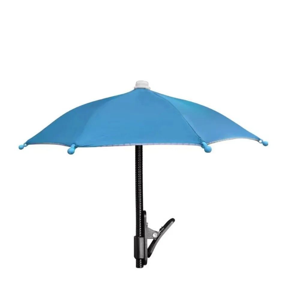 Car Phone Holder With Sunshade and Metal Hose detail view