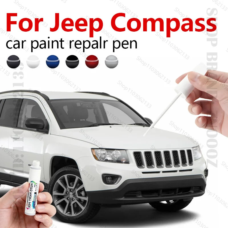 For Jeep Compass 2007-2025 MK MK Paint Repair Pen Touch Up Scratch Remover DIY Auto Accessories Blac