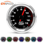 2'' 52mm 1/8 NPT Car Exhaust Gas Temp Gauge | 300-1300 Celsius EGT Gauge Meter with Stepper Motor