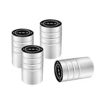 4Pcs Metal Tire Valve Stem Caps for Nissan Models | Universal Car Accessories close-up view