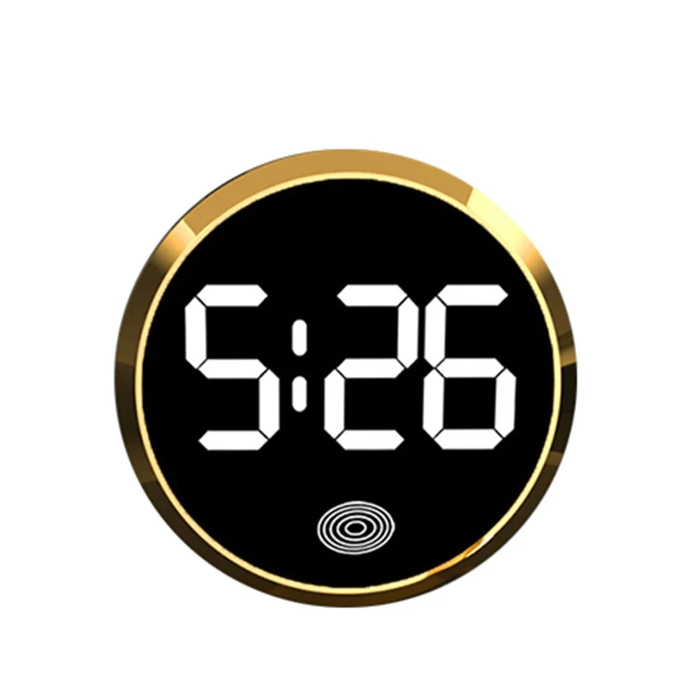 Touch Screen Car Clock | LED Luminous Electronic Watch for Most Vehicles alternate view
