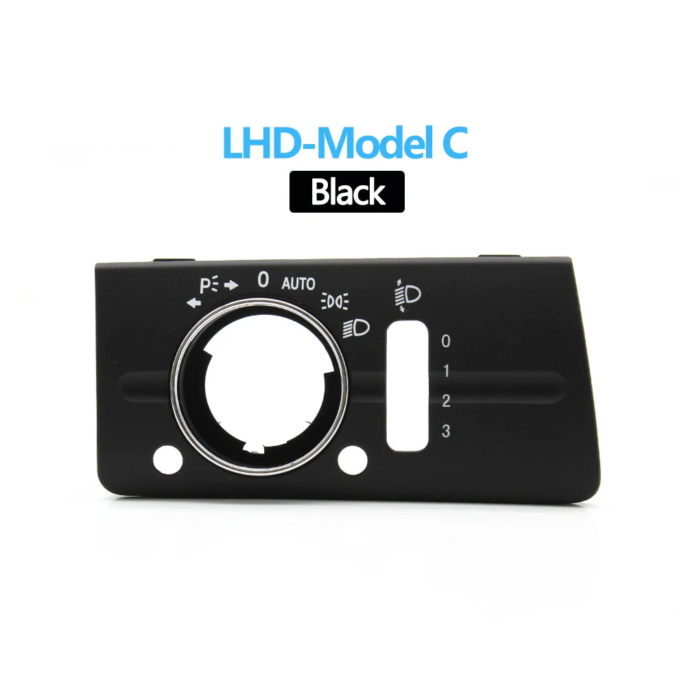 LHD RHD Front Dashboard Headlight Lamp Switch Cover Trim Replacement For Mercedes Benz W211 E Class 320 350 550 2003-2008