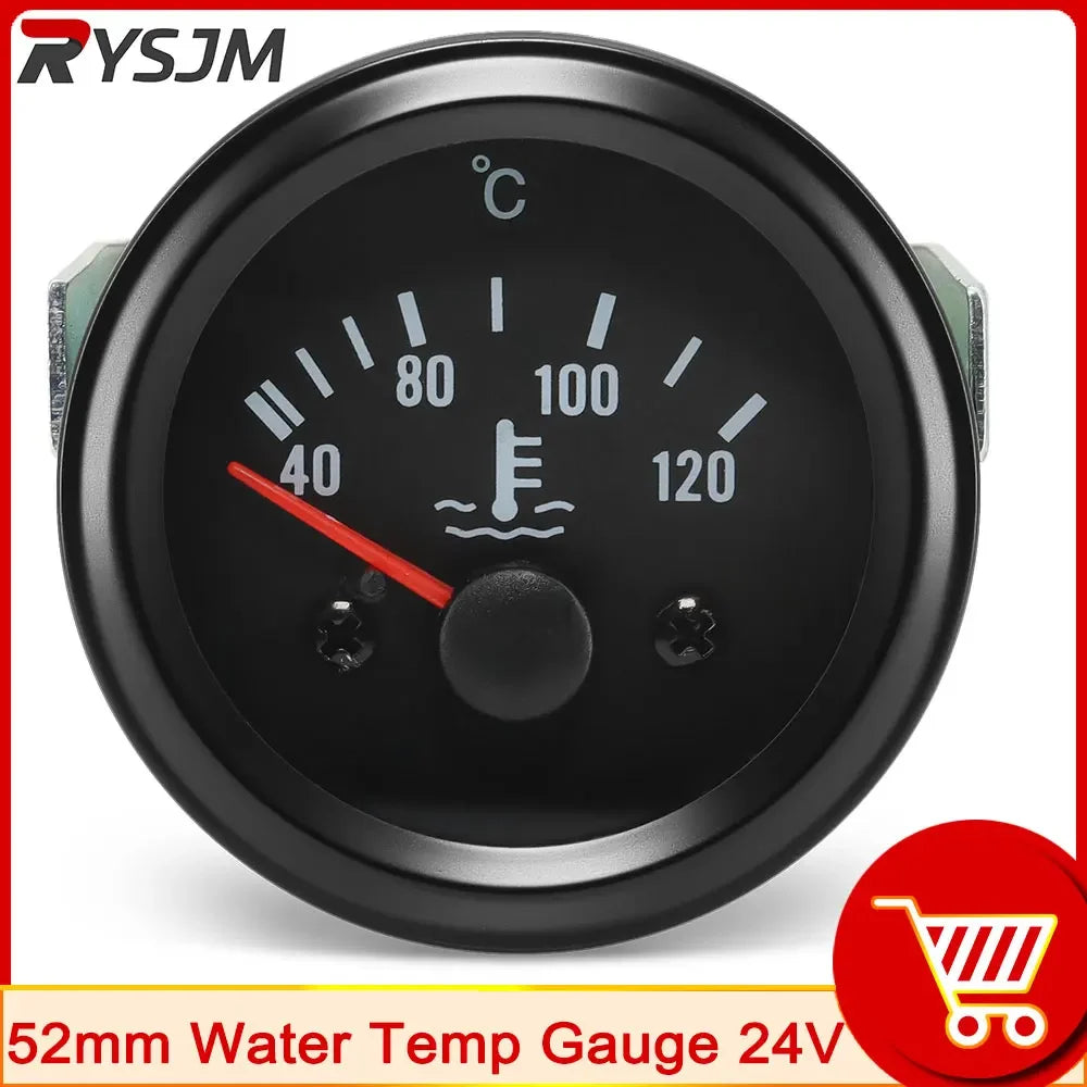 12V 24V 52mm Car Voltmeter Gauge Set | Water Temp Oil Temp Oil Pressure lifestyle view