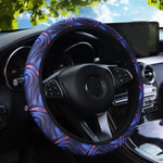 19 Diving material printed fabric car rimless steering wheel cover Christmas camoufla lifestyle view