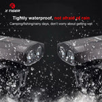 X-TIGER Bike Front Light Set Waterproof MTB Bicycle Lamp 5200mAh USB Rechargeable LED Bi detail view