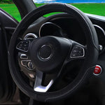 Leather Steering Wheel Cover for 14.5-15 Inch Wheels detail view